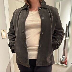Banana Republic Suede Leather Jacket